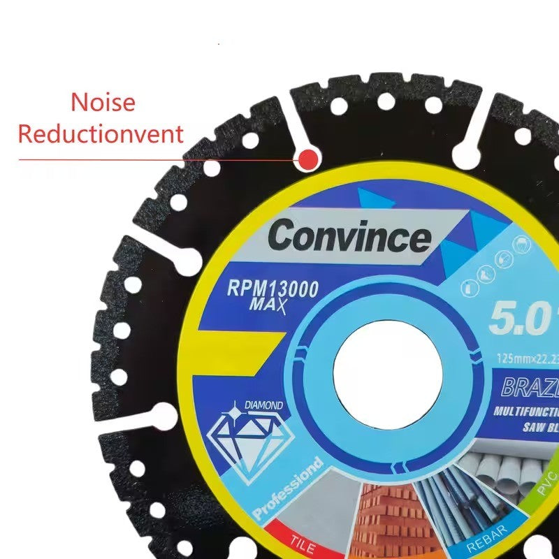 3pcs 4.5'' Metal Cutting Blade Steel Stone Marble Iron Aluminum Concrete Cutting