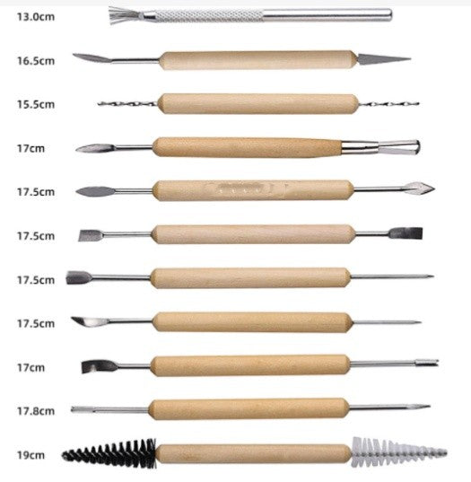 30Pcs Clay Sculpting Carving Pottery Tool Set