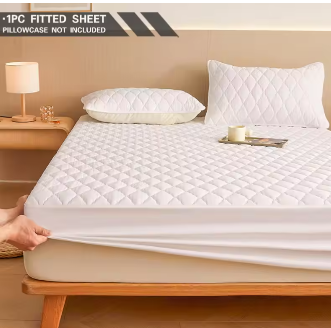 Queen Waterproof Mattress Protector Quilted Fitted Cover TPU Machine Washable