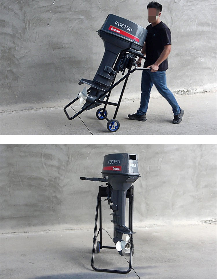 Outboard Motor Trolley Stand Suits Up To 60Hp Engine Carrier