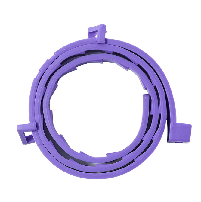 Purple 63.5cm Adjustable Flea Tick Collar for Dogs Design Natural Ingredients