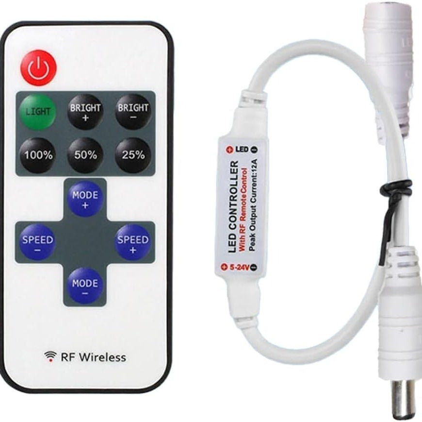11 Key Strip Light 12V RF Wireless Remote Controller