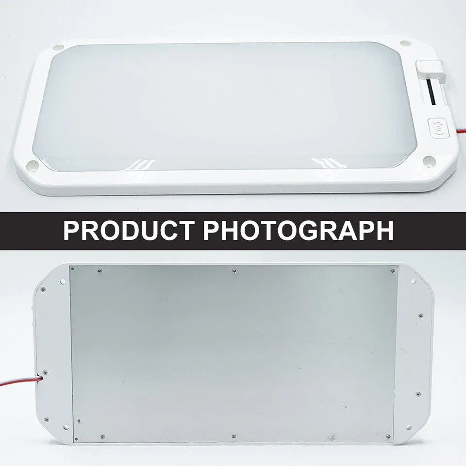 LED Roof Cabin Light 12V Interior Caravan Trailer Motorhome RV Boat Ceiling Lamp