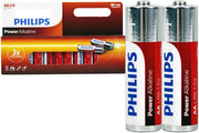 Philips Alkaline AA Batteries 12 Pack
