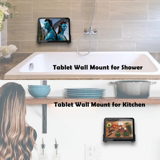 Adhesive Rack Wall Mount Universal Dock for Tablet Smartphone eReader Holder