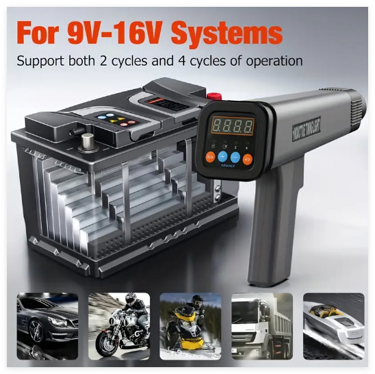 12V Ignition Inductive Timing Light Gun Tester