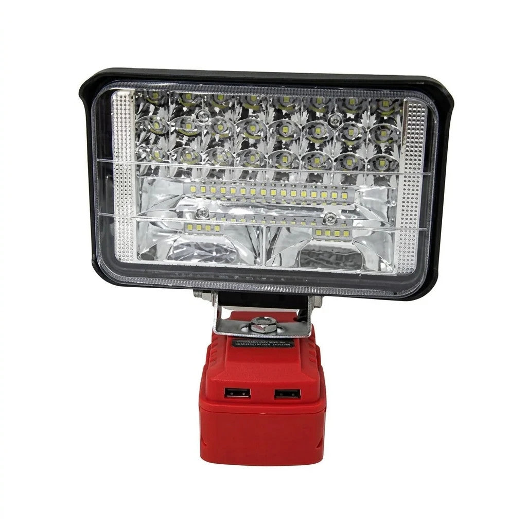 6 Inch Wireless LED Work Light Portable Flood Light Fit Milwaukee 18V Battery
