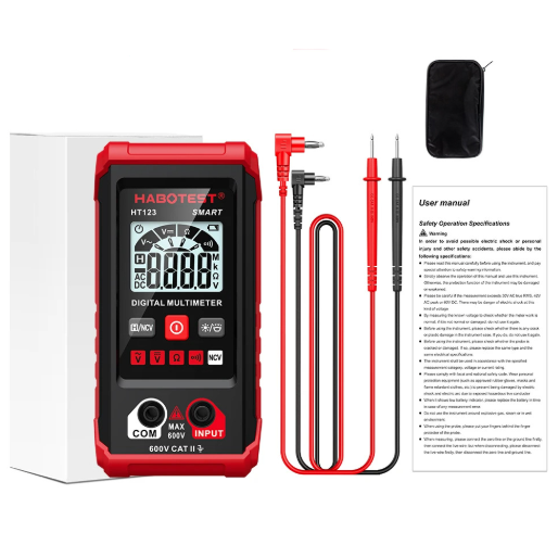 True Rms Multimeter Ac Test Digital Multimeter True RMS Auto Range DC AC Voltage Tester – Salelink