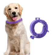 Purple 63.5cm Adjustable Flea Tick Collar for Dogs Design Natural Ingredients