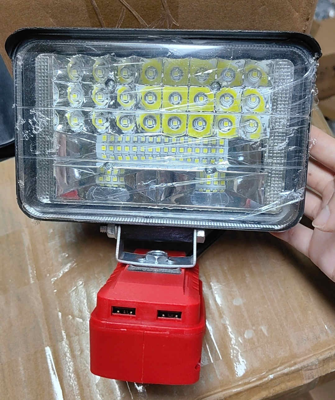 6 Inch Wireless LED Work Light Portable Flood Light Fit Milwaukee 18V Battery