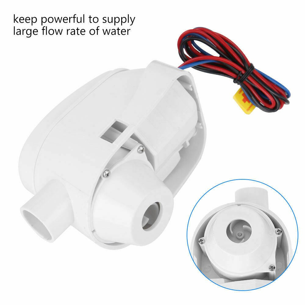 12V Bilge Pump Boat Automatic Water 1100GPH Auto Marine Submersible Float Switch