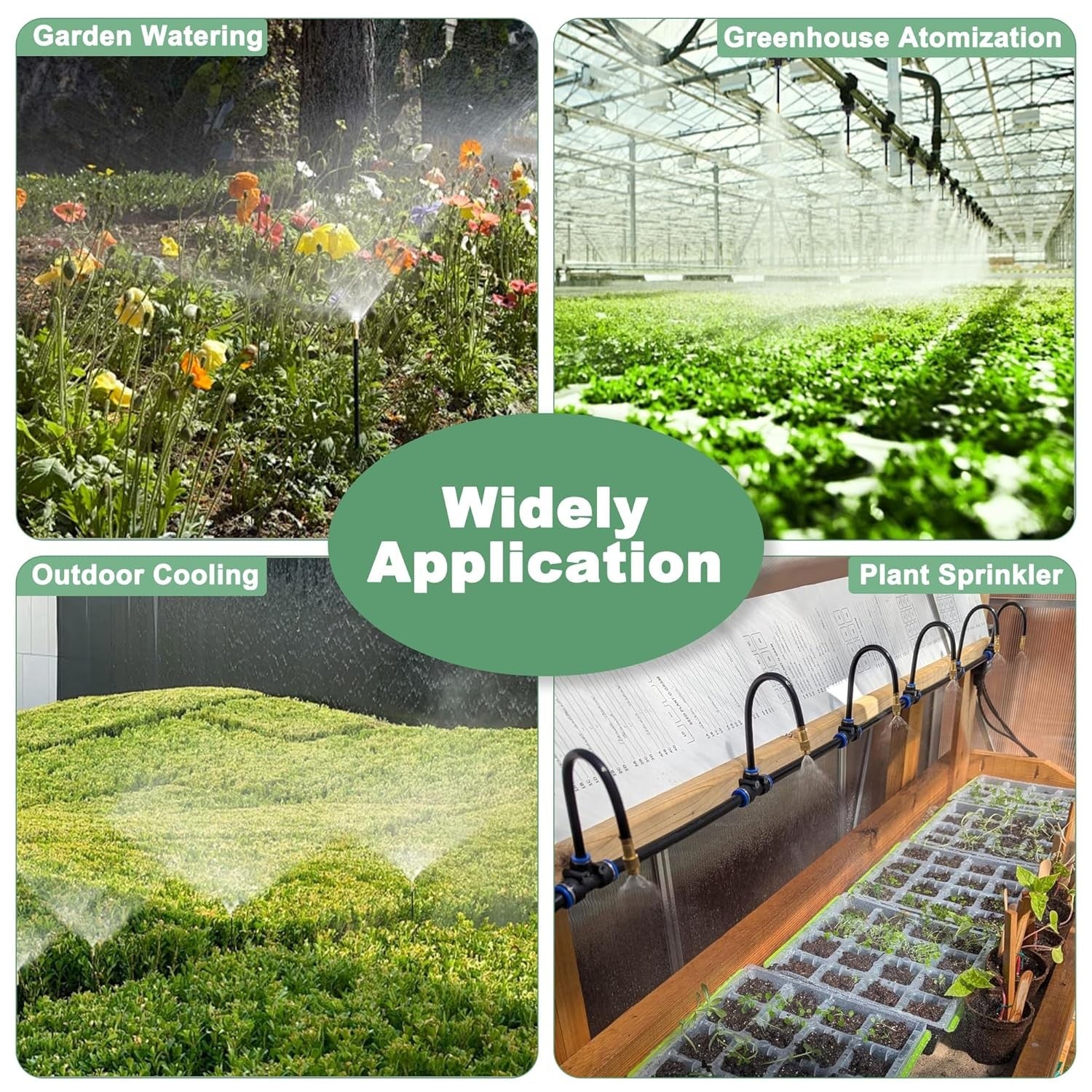 20M Adjustable Watering Irrigation Misting System Kit