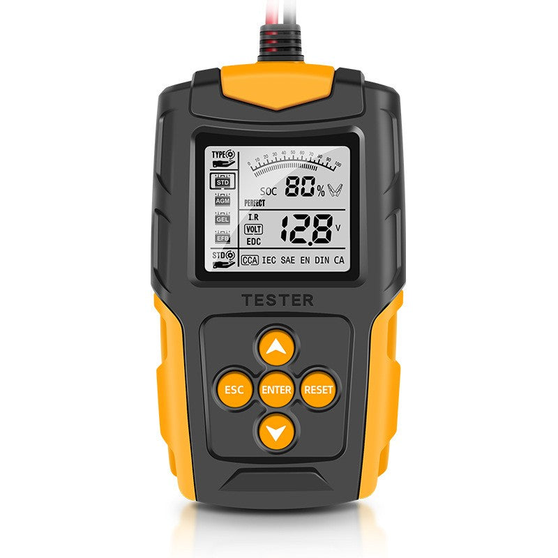Car Battery Tester 12V 24V Gel AGM WET Battery Analyzer Charging Diagnostic Test