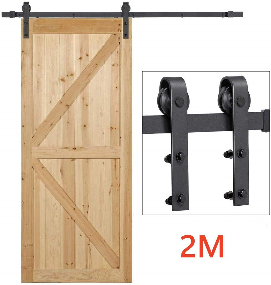 2M Sliding Barn Door Hardware Kit