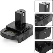 Battery Adapter For DEWALT Milwaukee M18 To RYOBI Battery Adapter Tools 18V