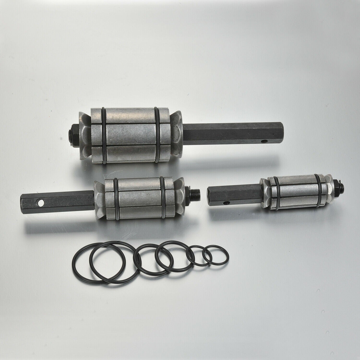 3pcs Muffler Exhaust Expander Tail Pipe Set Pipe Dent Remover Tool Kit