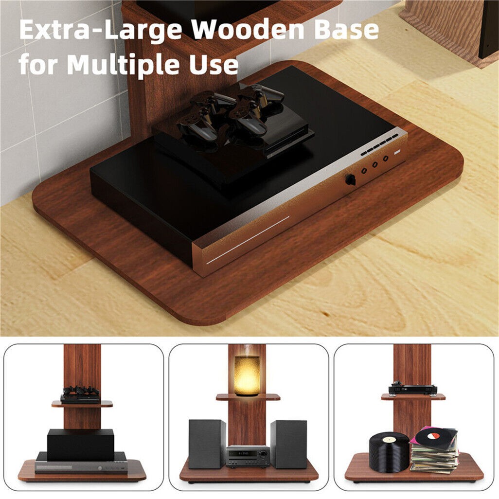 Heavy Duty TV Floor Stand Height Adjustable Up To 65"