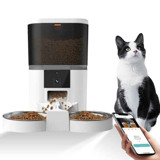 Pet Feeder, Dog Cat Feeder 6L Automatic