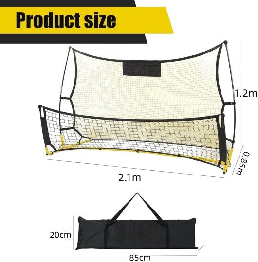 Soccer Rebounder Net Portable Volley Training Outdoor Football Pass Goal