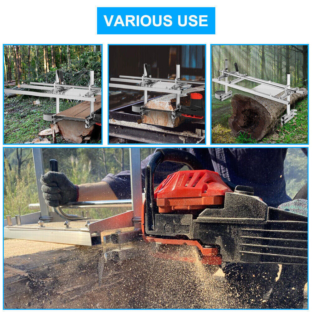 Chainsaw Mill for Cutting Woodwork and Carpentry Suitable for 12"-36" Bar Saws