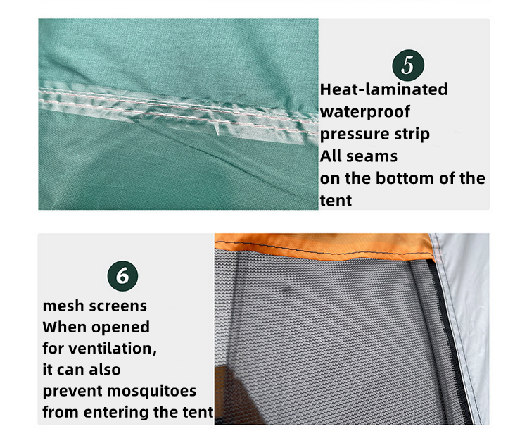 8-12persons Includes Carrying Bag Waterproof Portable Tent for Outdoor Camping
