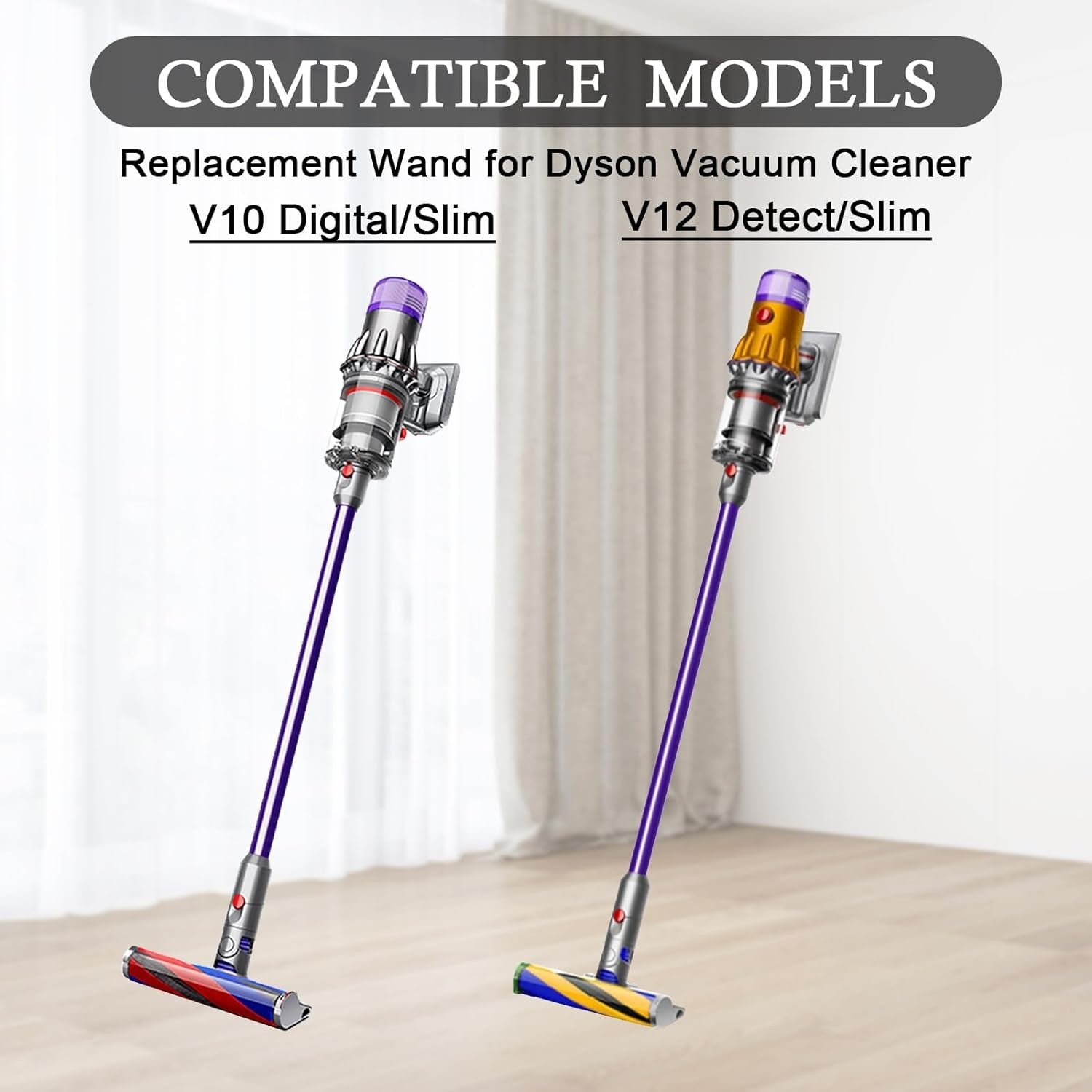Quick-Release Extension Rod for Dyson V10 V12 Slim Digital Vacuum Cleaner