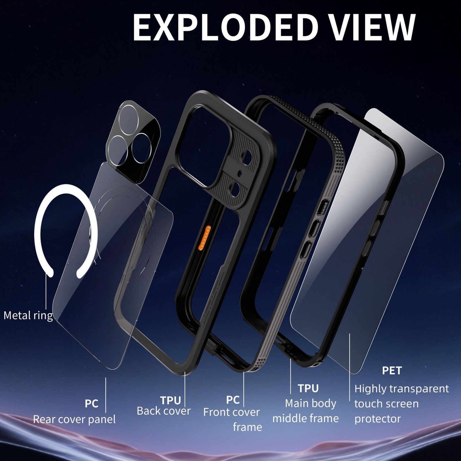 Waterproof Case Magsafe Shockproof Cover For iPhone 17 Pro