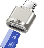 Micro SD Card Reader, USB C to SD Card Reader, Type C TF Memory Card Reader