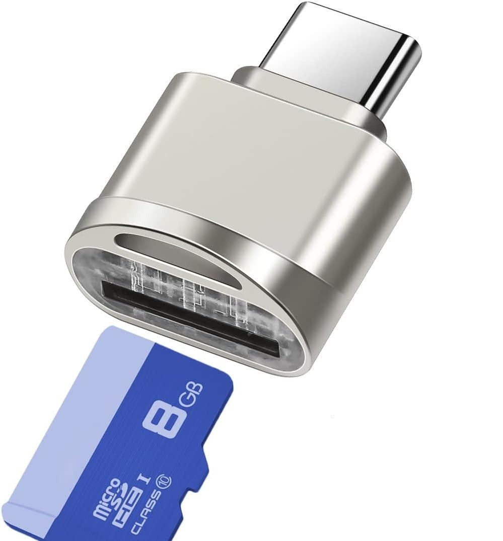 Micro SD Card Reader, USB C to SD Card Reader, Type C TF Memory Card Reader