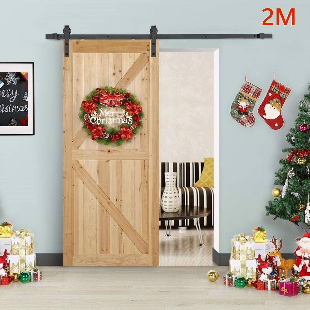 2M Sliding Barn Door Hardware Kit