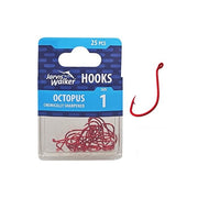 Jarvis Walker Octopus Hooks (Size 1), Pack of 25
