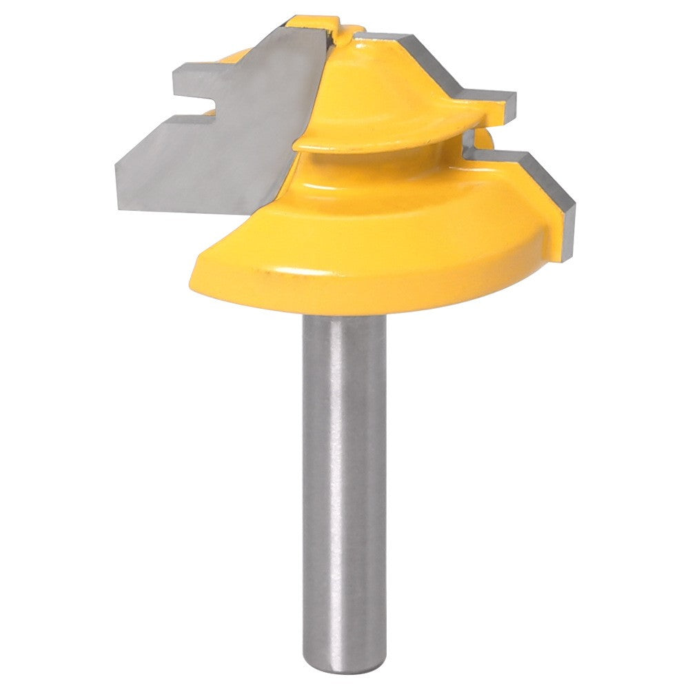 Tongue and Groove Router Bit Set 1/4'' Shank T-type Woodwork Milling Cutter 3pcs