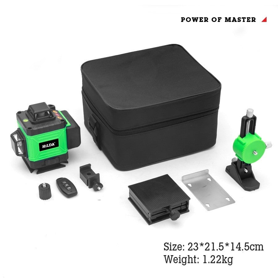 16 Line Green Laser Level Self Leveling 360 Horizontal Vertical Green Beam