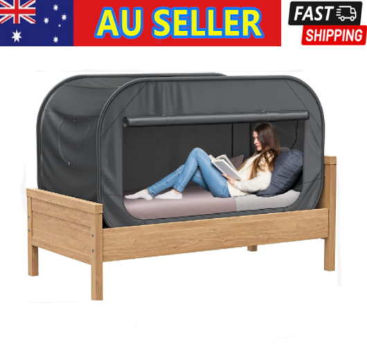 Pop Up Bed Tent Bed Canopy Shelter Cabin Indoor Privacy