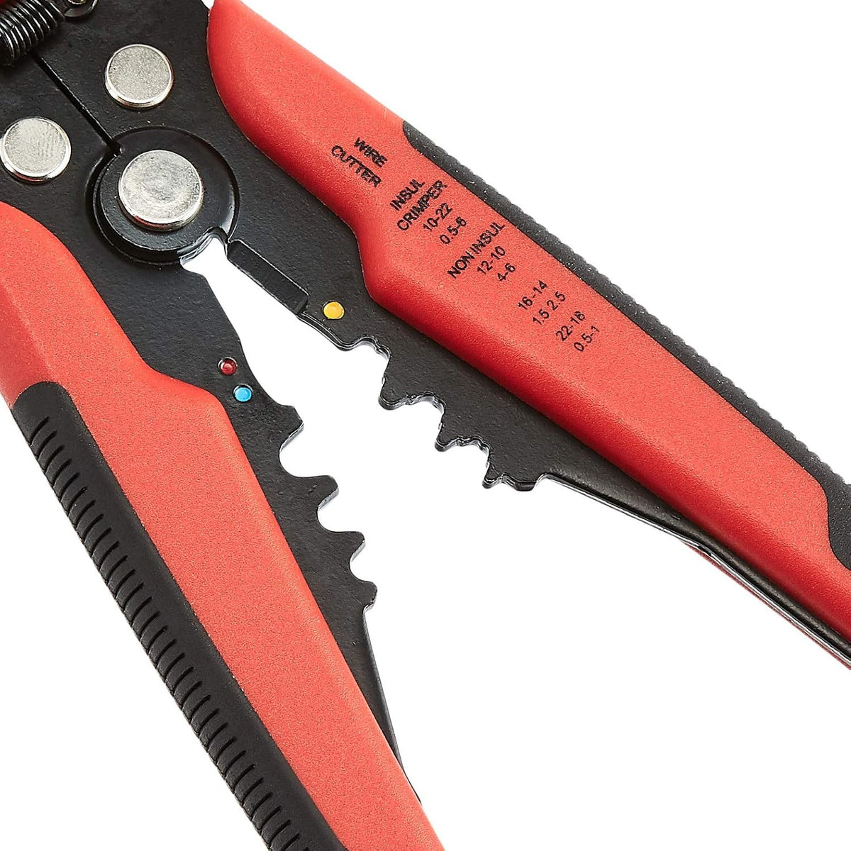Self-Adjusting Wire Stripper and Crimping Tool – Strips 10-24 AWG