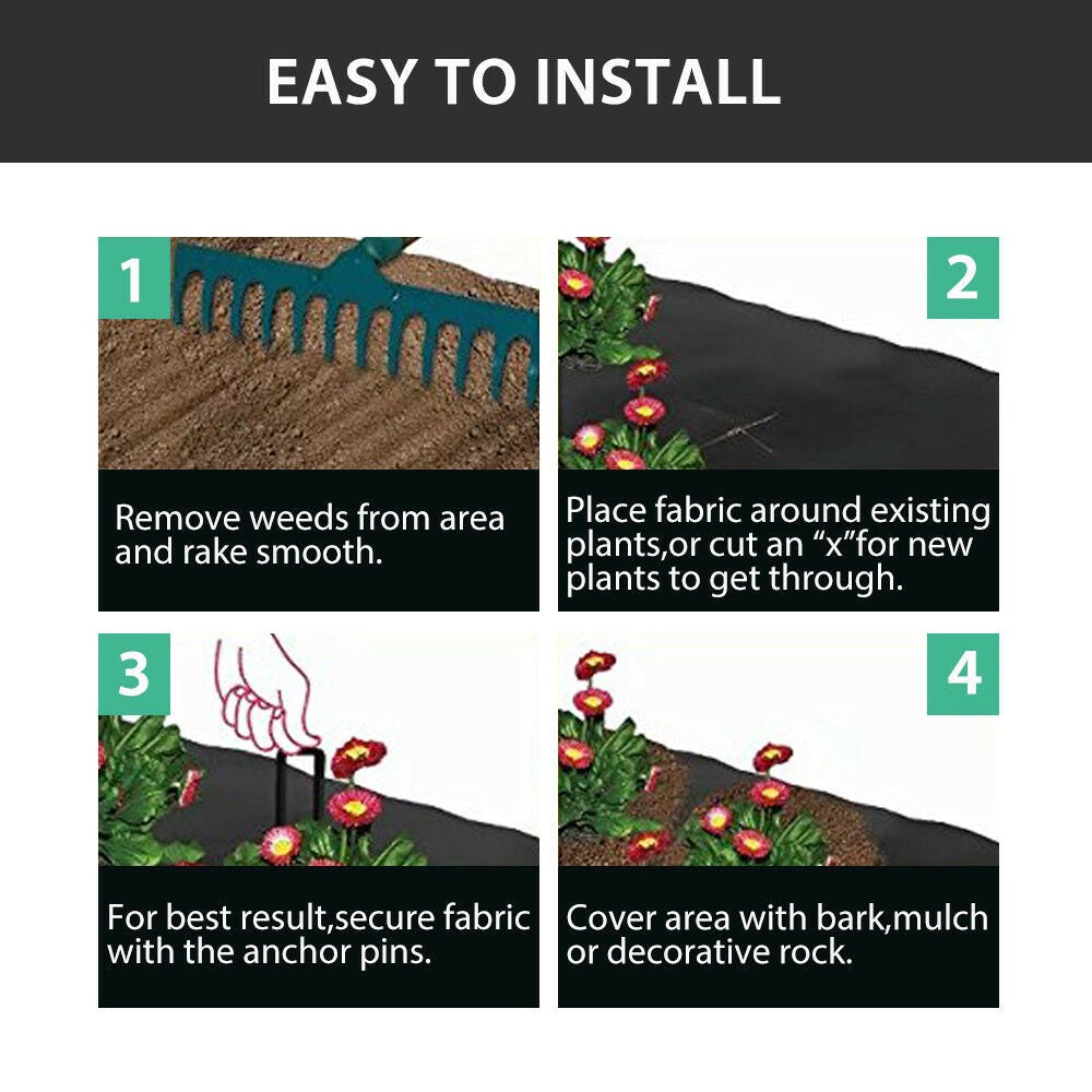 2Mx30M Weedmat Weed Control Mat