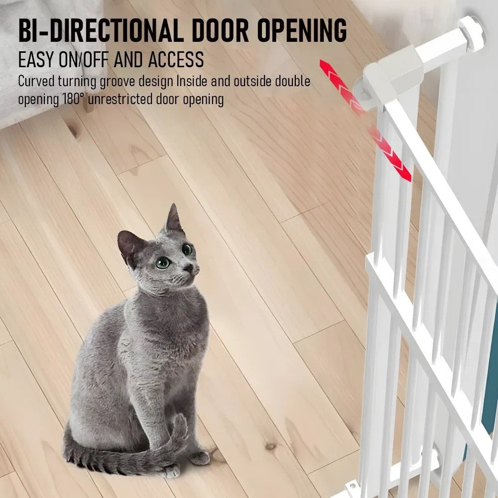 150cm Extra Tall Pet Security Gate Safety Guard Adjustable Fit Width 76-82CM