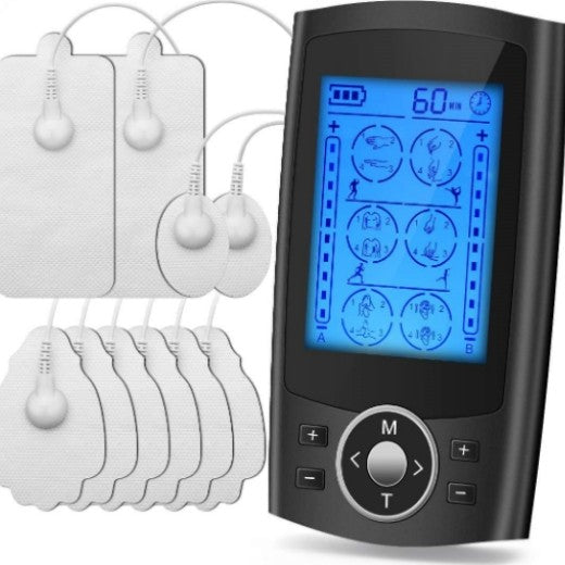 TENS Massager Machine with 24 Massage Modes & 10 Pads