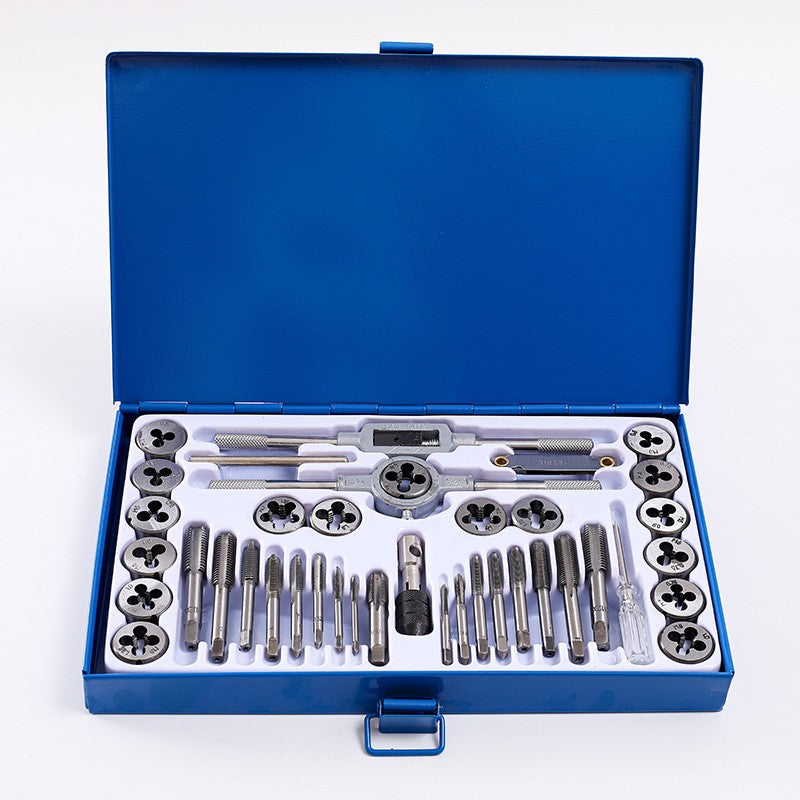 40pcs Screw Screwdriver Thread Tap and Die Set Kit Metric Screw Thread