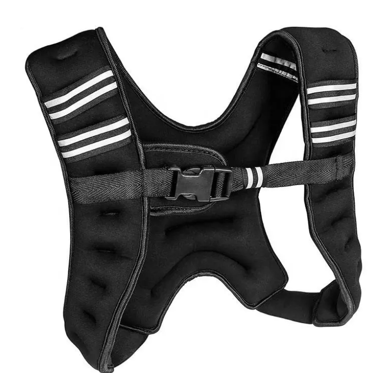 3kg Workout Weighted Vest With Mesh Bag Adjustable Buckle Training Fitness