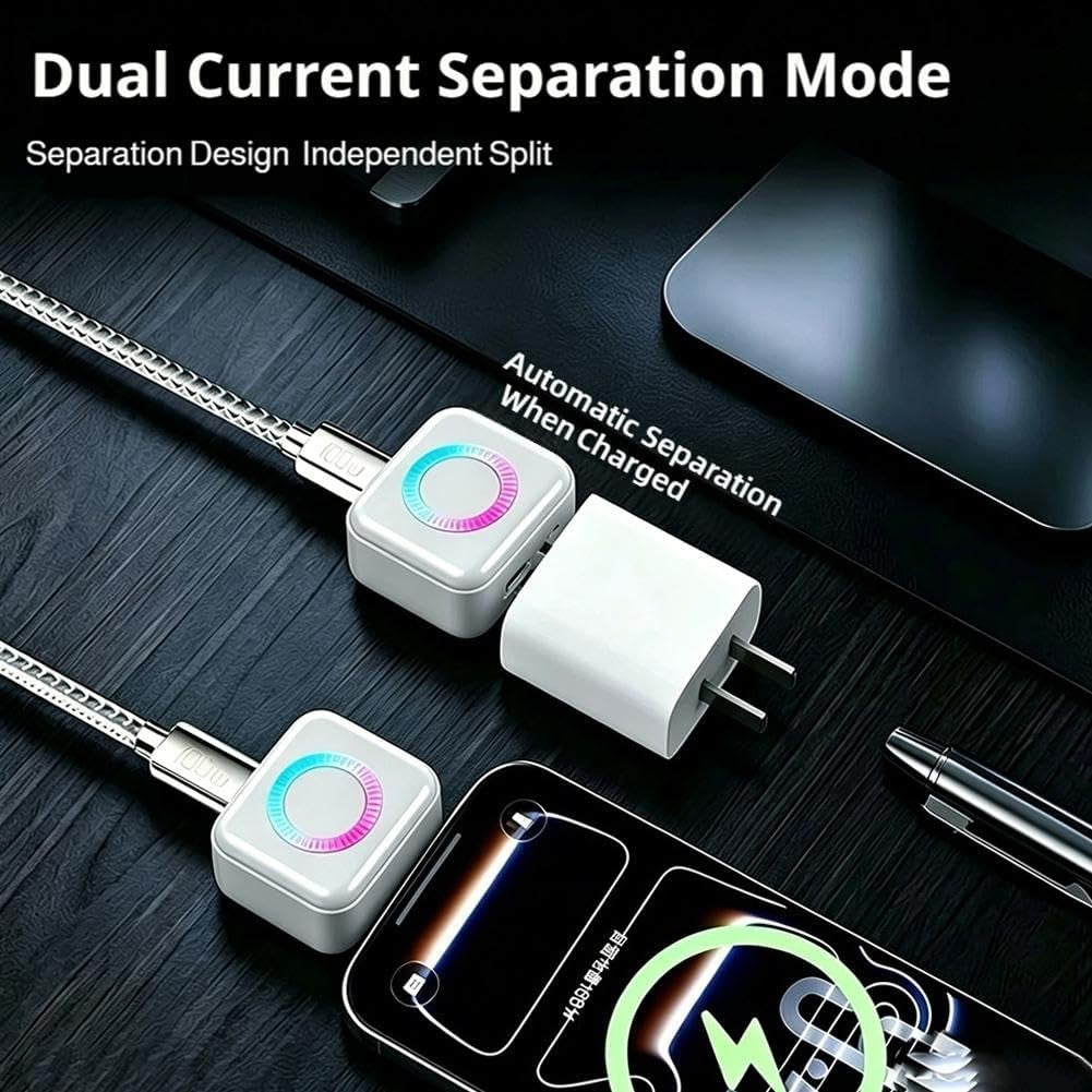 Type C 140W Auto Disconnect Charger Adapter, Fast Charging Separator Auto Cut