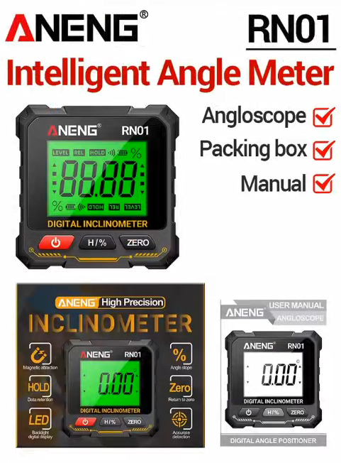 Angle Finder Magnetic Inclinometer Protractor