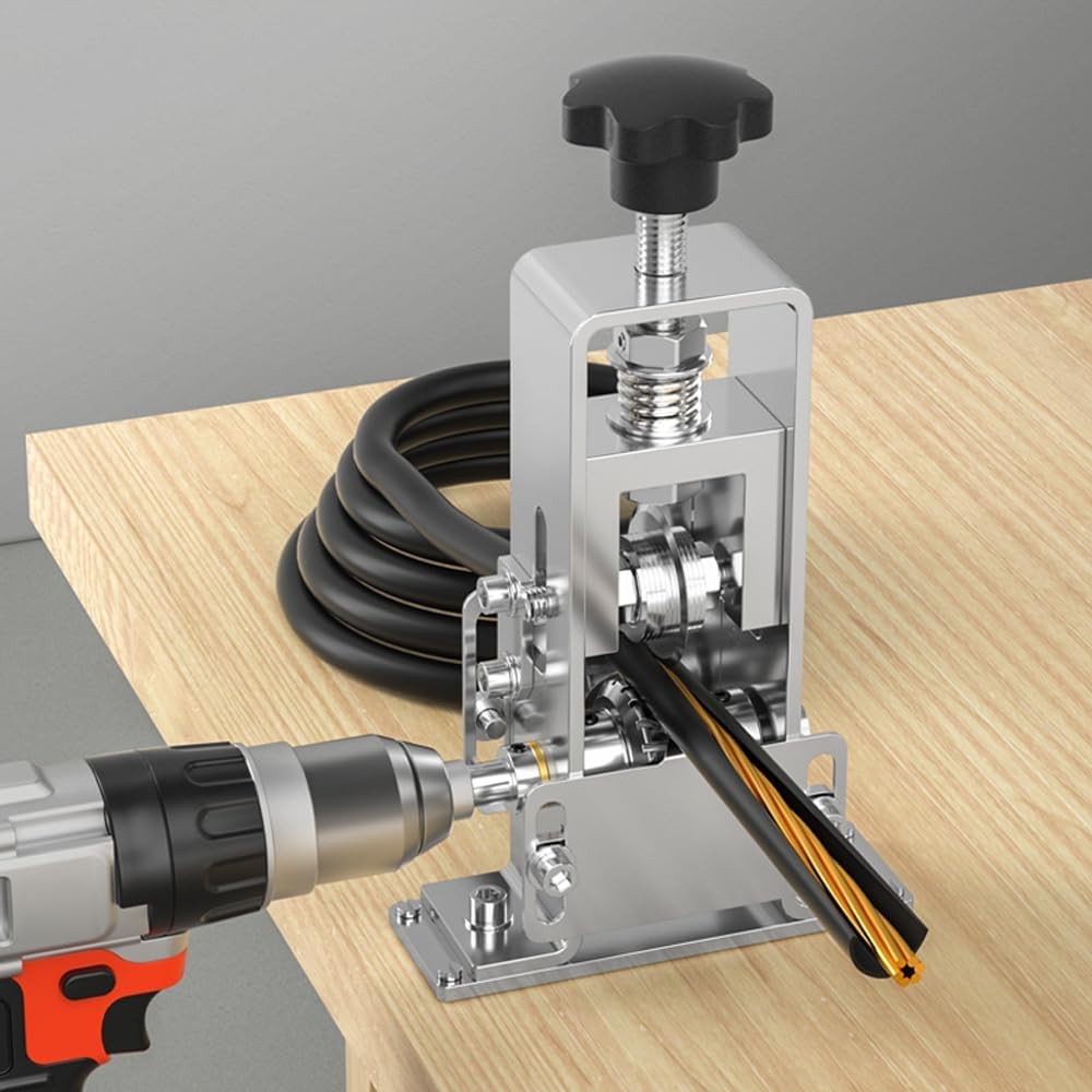 Manual Electric Wire Stripping Machine Cable Cutter Copper Peeling Stripper