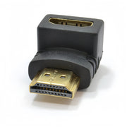 HDMI Male to HDMI Female 90 Degree Right Angle Adapter
