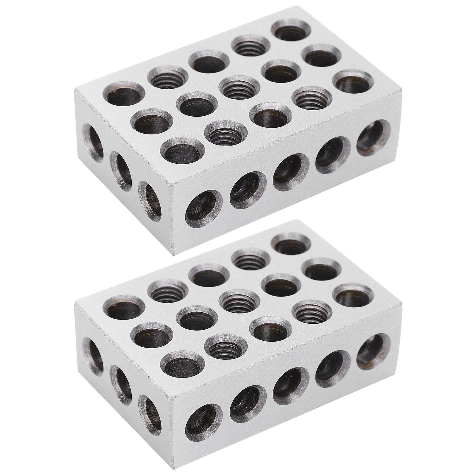 1 Matched Pair 1-2-3 Blocks 23 Holes 0.0002' Machinist 123 Jig Ultra Precision