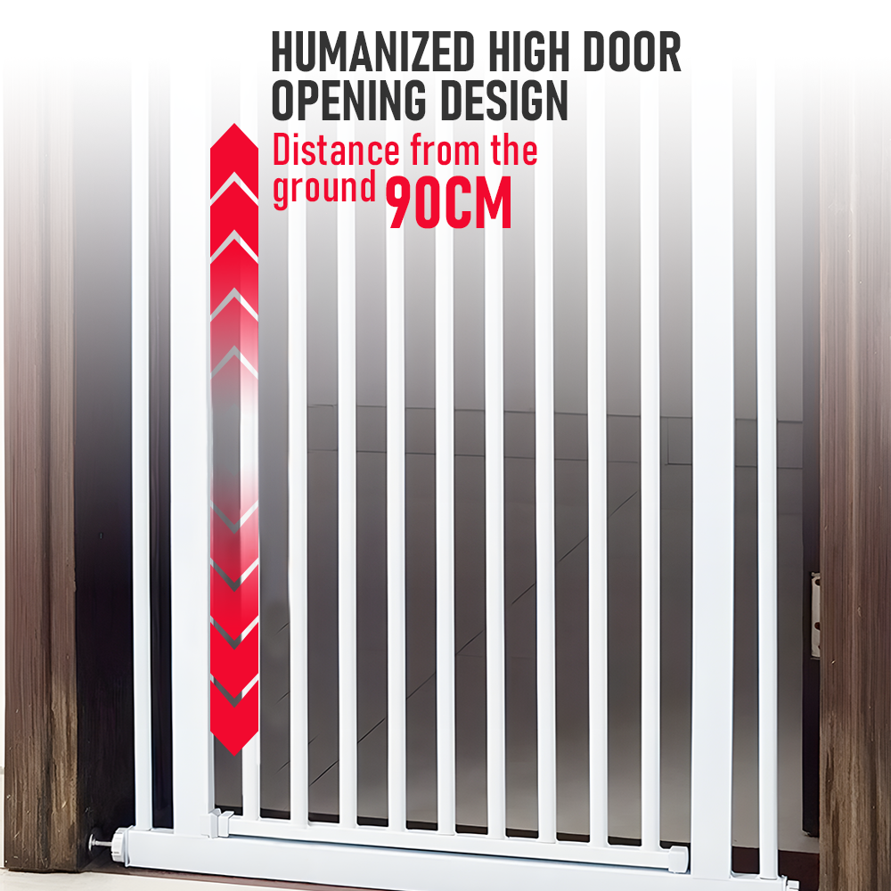 150cm Extra Tall Pet Security Gate Safety Guard Adjustable Fit Width 76-82CM