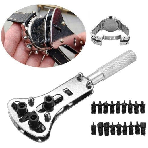 506pcs Watch Repair Tool Kit Back Case Opener Remover Spring Pin Bars Watchmaker