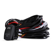 Universal LED Work Light Bar Wiring Loom Harness Kit