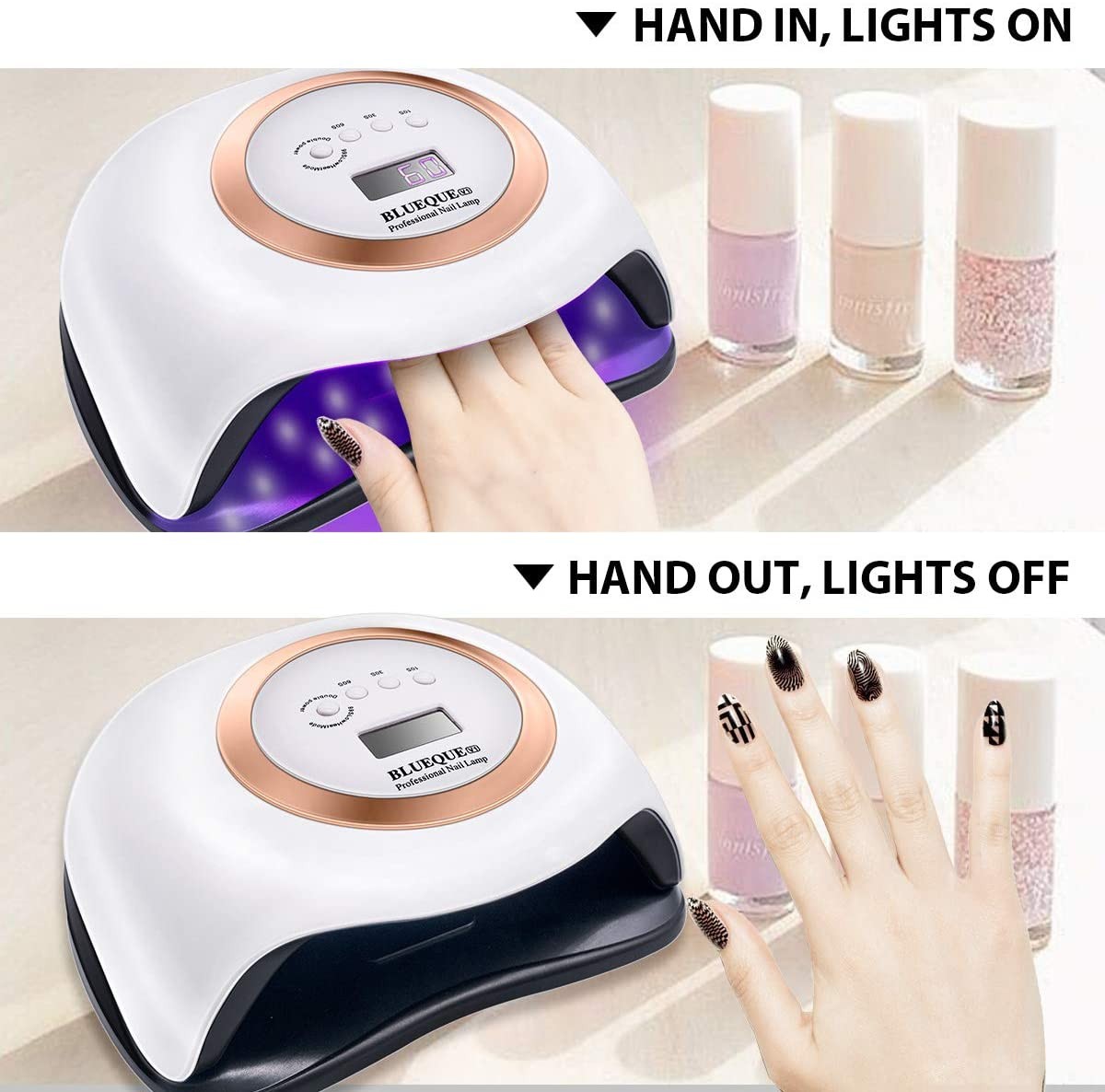 168W Nail Lamp UV LED Light