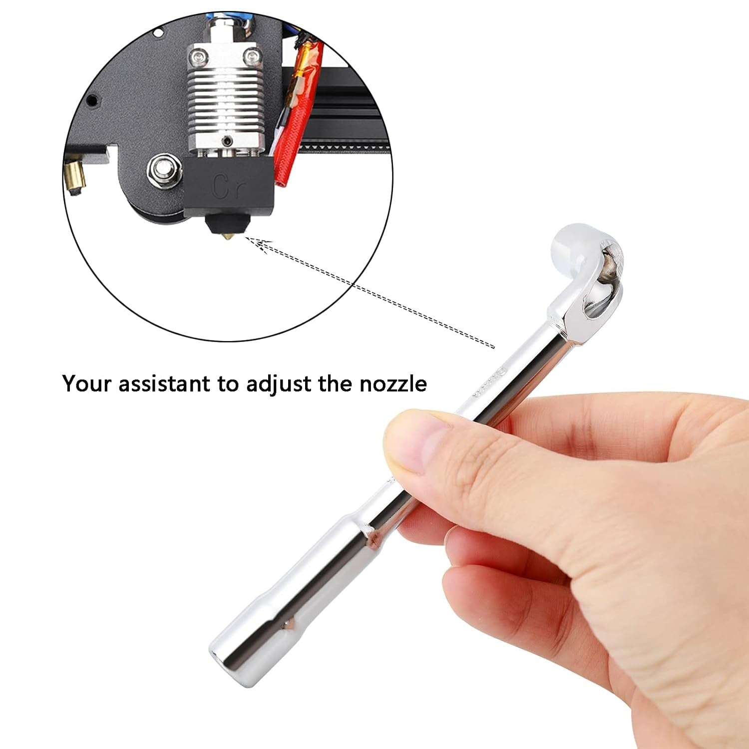 25PCS MK8 3D Printer Extruder Brass Nozzles for Creality Ender 3